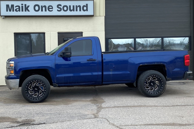 2014 Chevrolet 1500 with professional window tint in North Bay